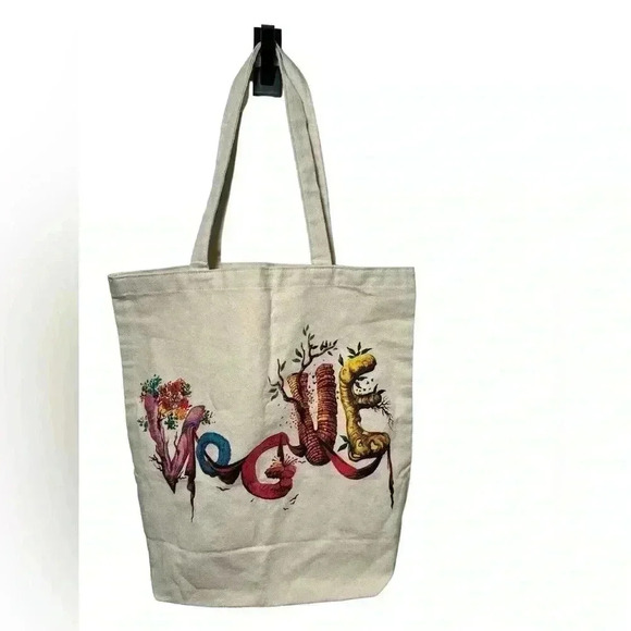 Vogue x Salvador Dali Top Handle Canvas Tote Bag - Picture 3 of 3